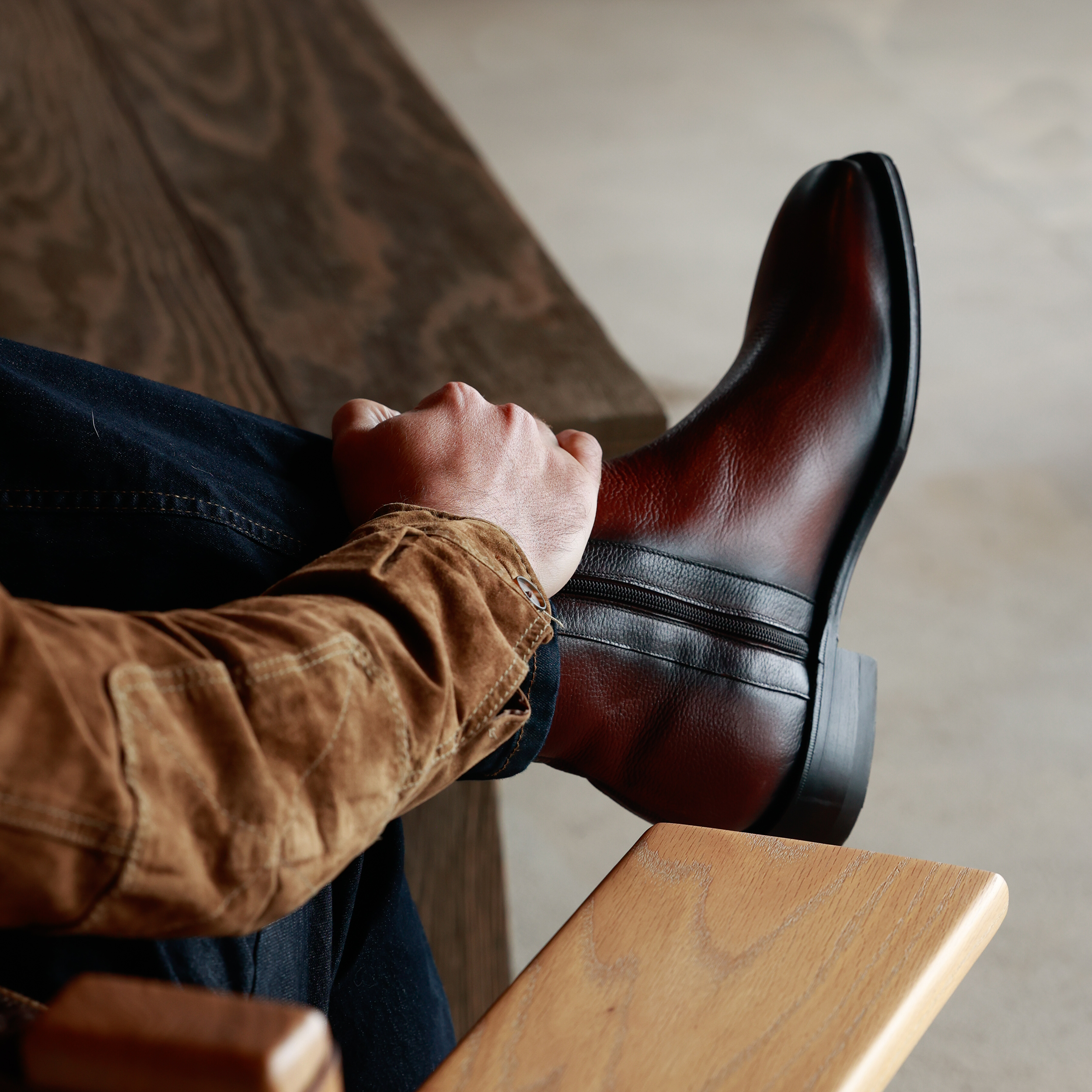 Cierre Botas De Caballero De Vestir 4007 Botas Doble Cierre Welt