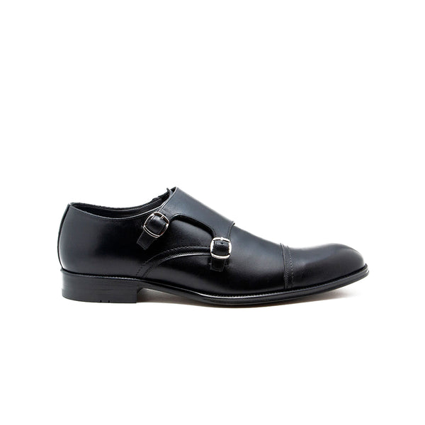 MOD. 5037 | Double-Monk strap Premium Black | Caballero